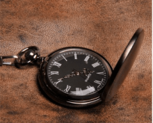 Gunmetal Pocketwatch