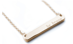 Mental Health Awareness Necklace (Gold-silver also available) $42